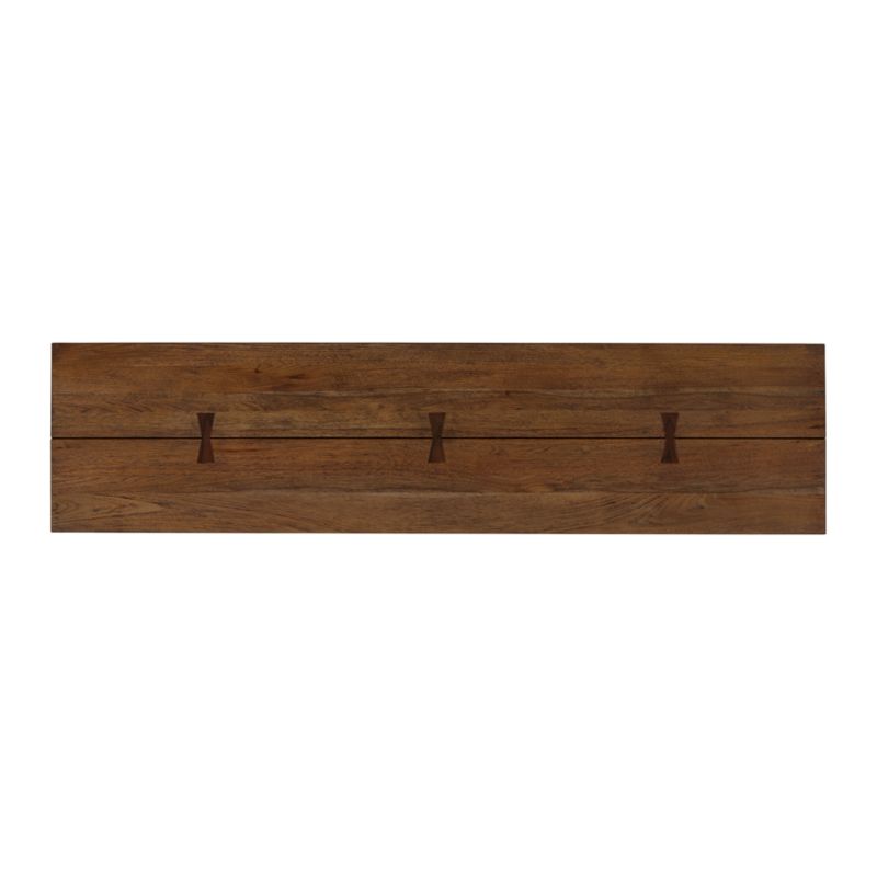 Monarch Shiitake 65" Solid Walnut Bench