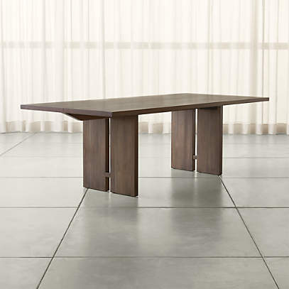 Monarch 92 Shiitake Dining Table, Crate And Barrel Dining Table
