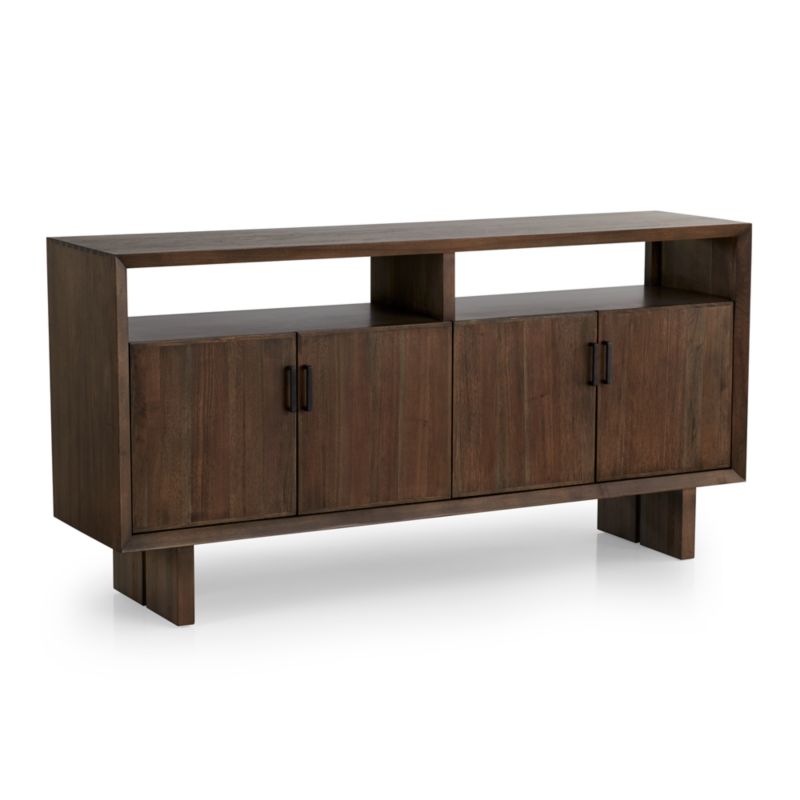 Monarch Shiitake Solid Walnut Sideboard - image 11 of 16