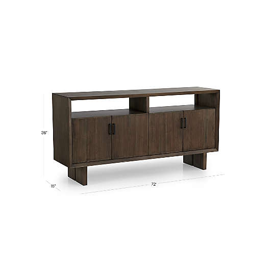 Monarch Shiitake Solid Walnut Sideboard