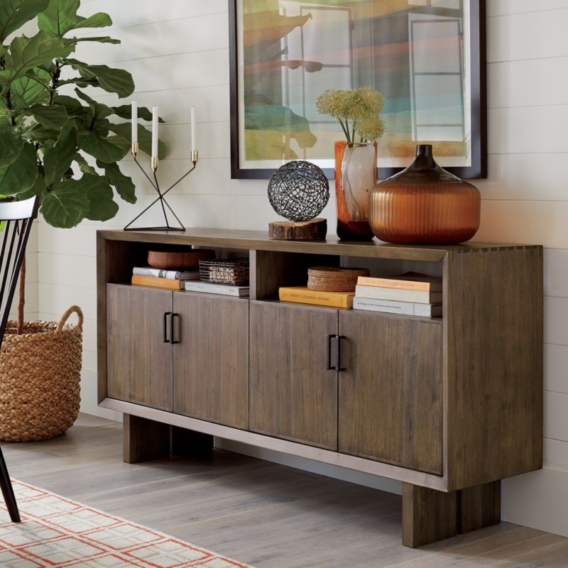 Monarch Shiitake Solid Walnut Sideboard - image 3 of 16