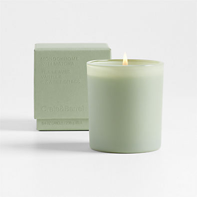 View Monochrome No. 14 Matcha 1-Wick Scented Candle - Leaves, Vanilla and Sweet Grass details