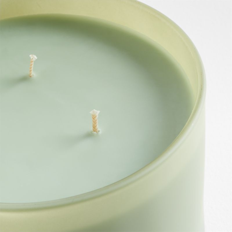 Monochrome No. 14 Matcha 3-Wick Scented Candle - Leaves, Vanilla and Sweet Grass - image 7 of 8