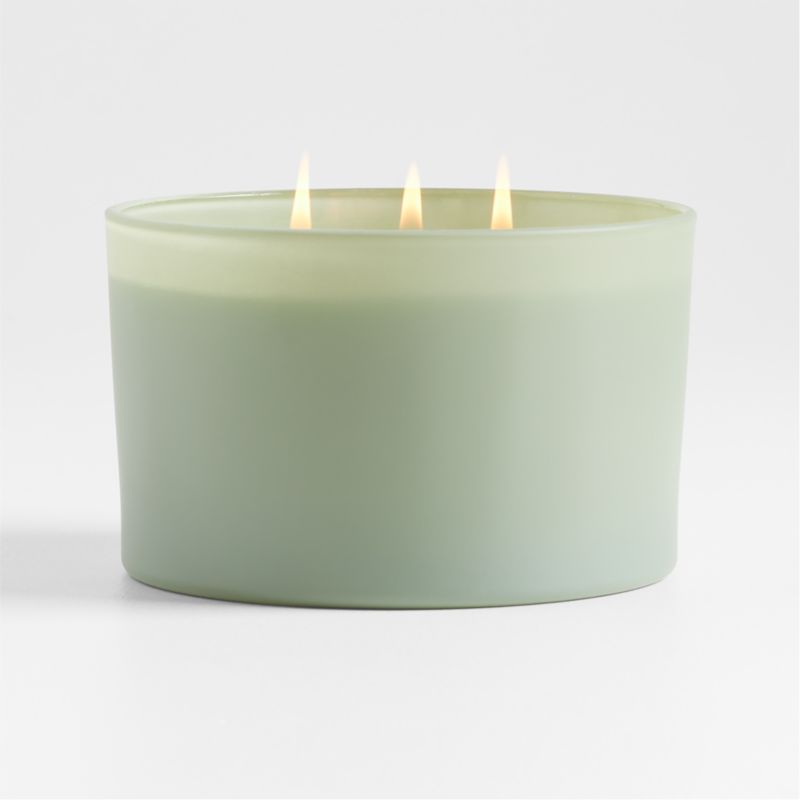 Monochrome No. 14 Matcha 3-Wick Scented Candle - Leaves, Vanilla and Sweet Grass - image 6 of 8