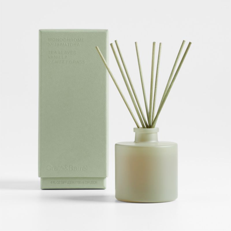 Monochrome No. 14 Matcha Reed Diffuser - Leaves, Vanilla and Sweet ...