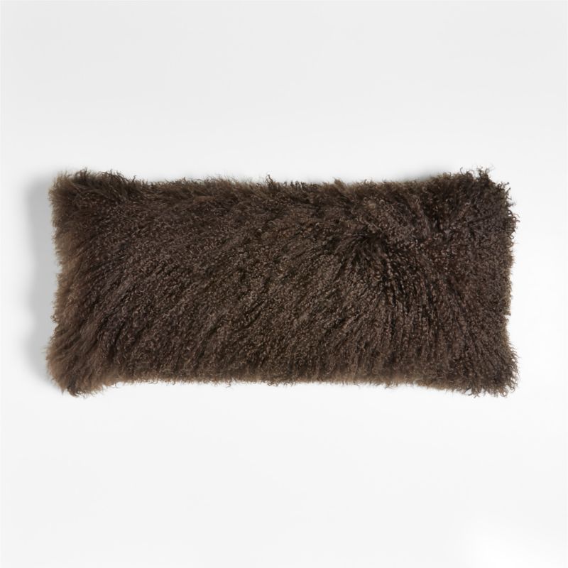 Mongolian Brown Sheepskin Fur Throw Blanket + Reviews