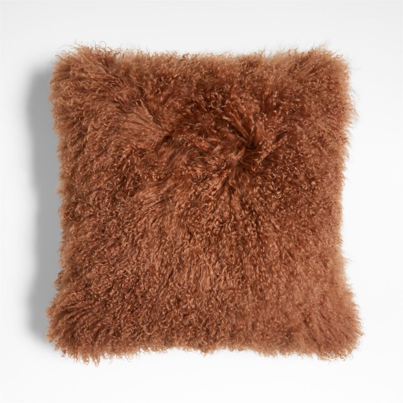 Premium Mongolian Lamb Fur Plate Taupe For Crafting