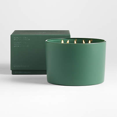 Monochrome No. 03 Evergreen 5-Wick Scented Candle - Eucalyptus, Balsam and Winterberry