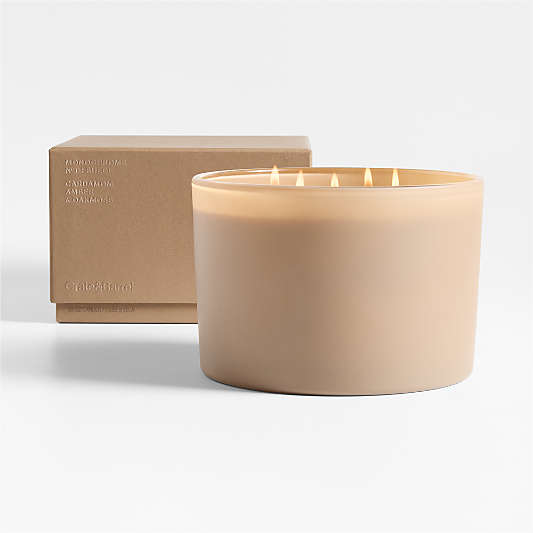 Monochrome Suede 5-Wick Scented Candle