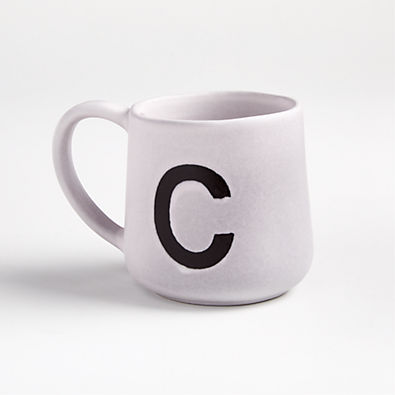 View "C" Monogrammed Mug details