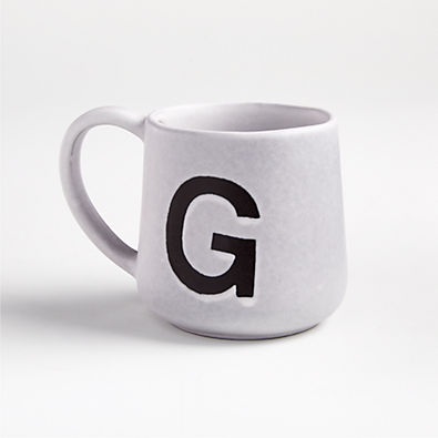 View "G" Monogrammed Mug details