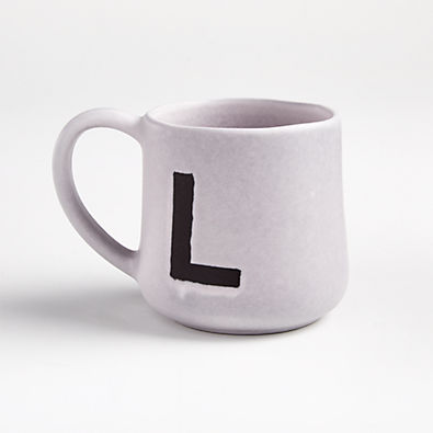 View "L" Monogrammed Mug details
