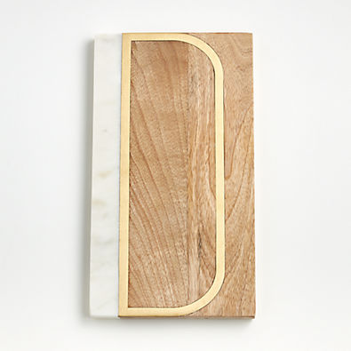 View "D" Monogrammed Serving Board details