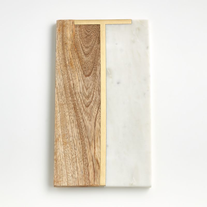 "T" Monogrammed Serving Board - image 0 of 7