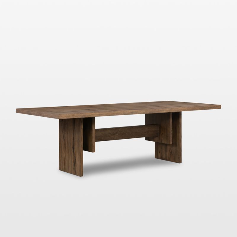 Monroe 94" Oak Wood Dining Table