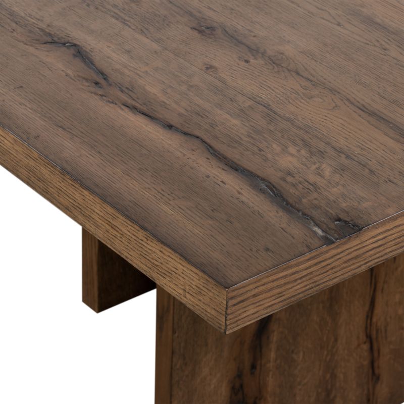 Monroe 94" Oak Wood Dining Table