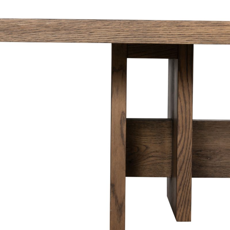 Monroe 94" Oak Wood Dining Table