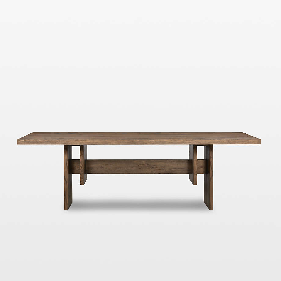 Monroe Oak Wood Dining Table | Crate & Barrel