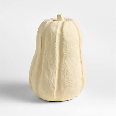 Monroe Large Paper Mache Pumpkin