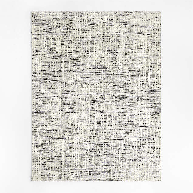 Tottori Grey Abstract Area Rug 5'x8' Crate & Barrel