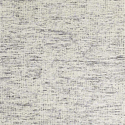 Montauban Wool-Blend Grid White Area Rug 6'x9'