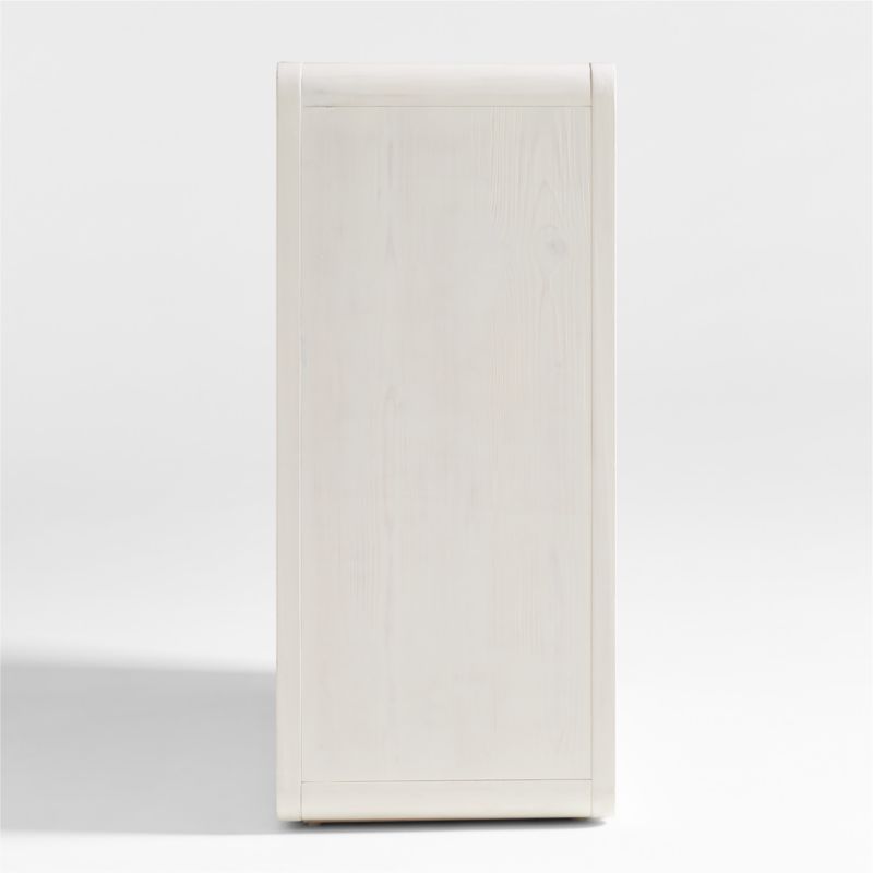 Montauk White Wood 2-Shelf Bookcase by Leanne Ford