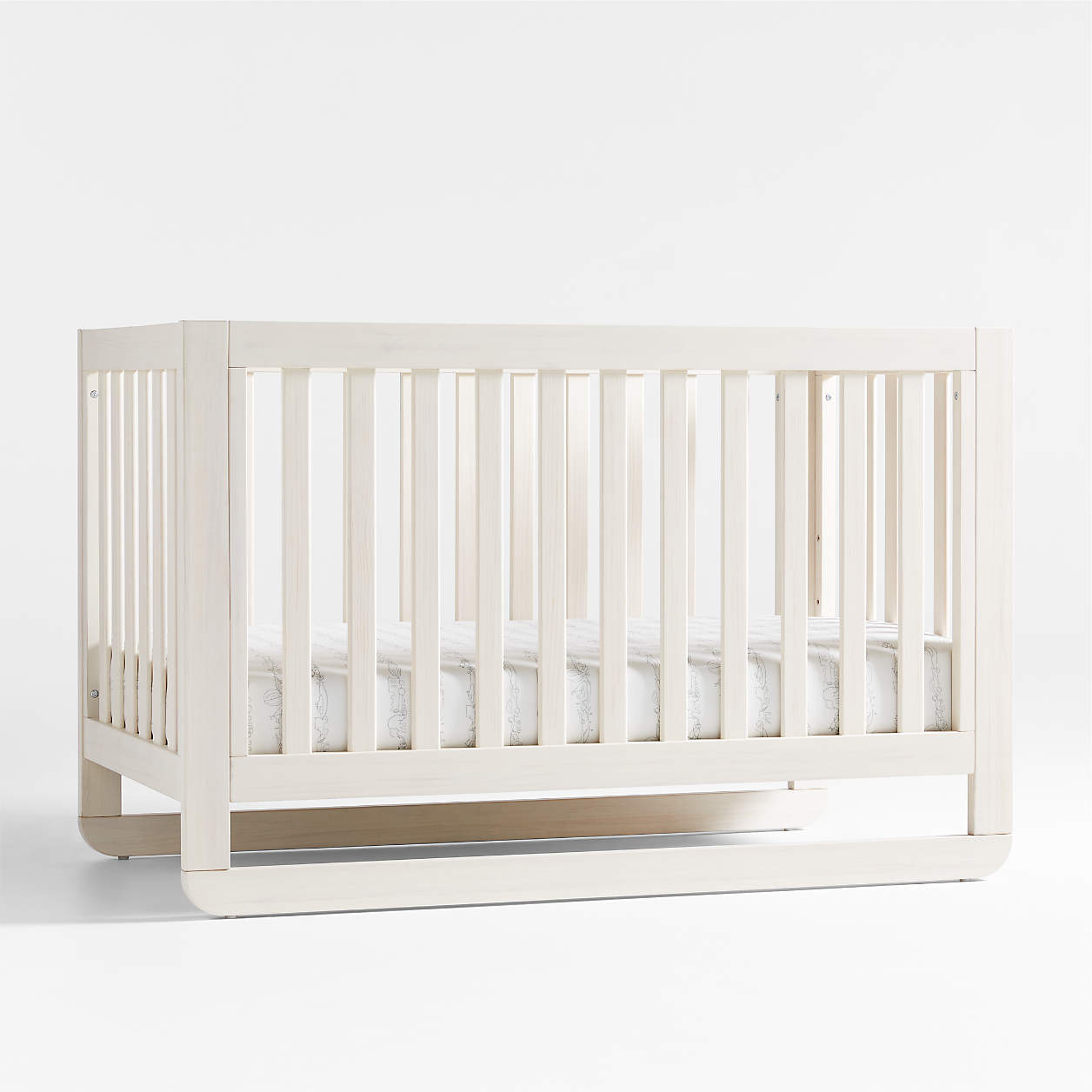 Montauk White Wood Baby Crib by Leanne Ford + Reviews Crate & Kids