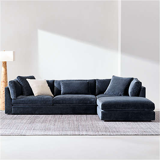 Monterey Modular 3-Piece Reversible Sectional Sofa with Ottoman