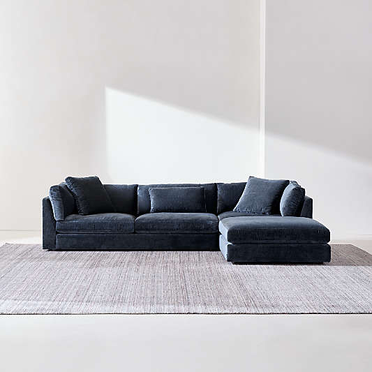 Monterey Deep Modular 3-Piece Reversible Sectional Sofa with Ottoman