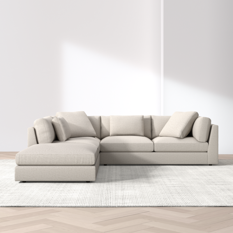 Monterey Modular 3-Piece L-Shaped Sectional Sofa with Ottoman - image 2 of 6