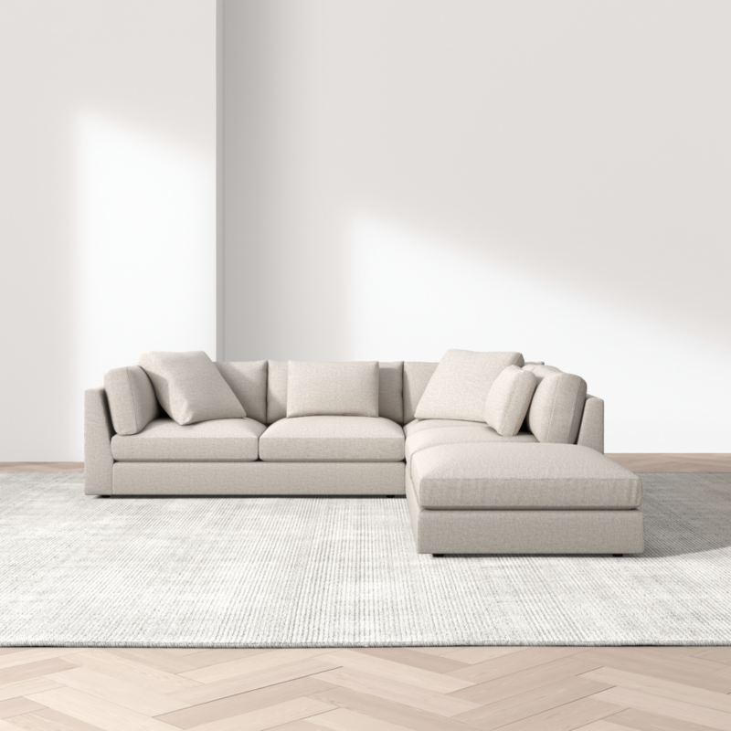 Monterey Modular 3-Piece L-Shaped Sectional Sofa with Ottoman - image 2 of 6