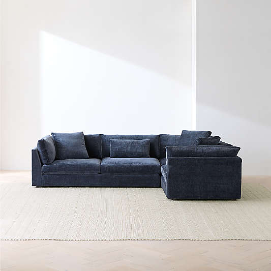 Monterey Deep Modular 3-Piece L-Shaped Sectional Sofa
