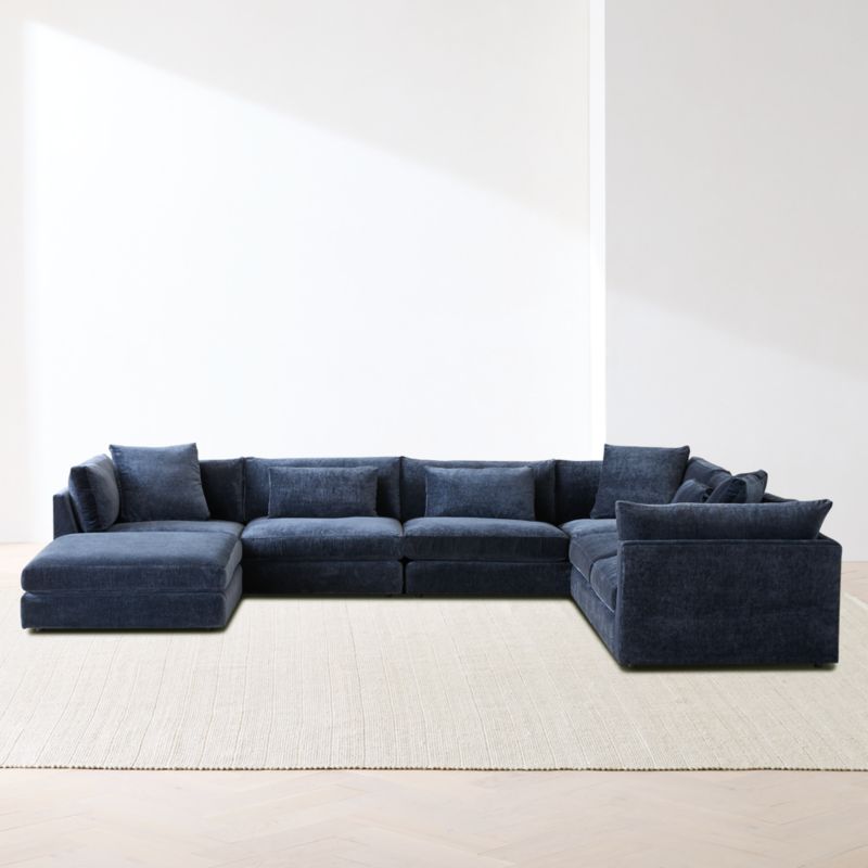 Monterey Modular 4-Piece L-Shaped Sectional Sofa with Ottoman - image 5 of 18