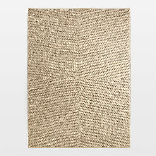 Montreal Wool Hand-Tufted Sand Brown Rug Swatch 12"x18"