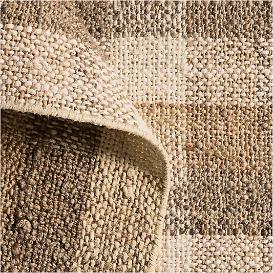 Montreaux Jute Ivory Handwoven Rug Swatch 12"x18"