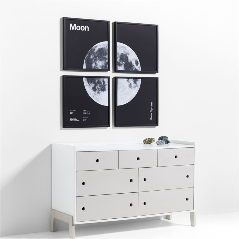 Moon 4-Piece Framed Wall Art Print - image 7 of 8