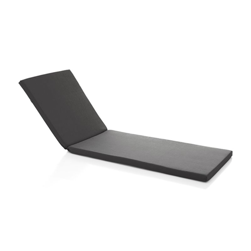 Morocco Charcoal Sunbrella ® Chaise Lounge Cushion - image 1 of 3