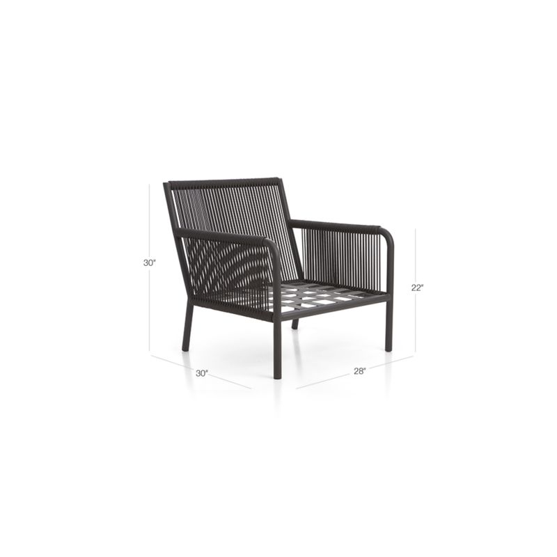 Morocco Graphite Lounge Chair