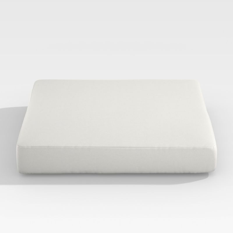 Morocco White Sunbrella ® Ottoman Cushion