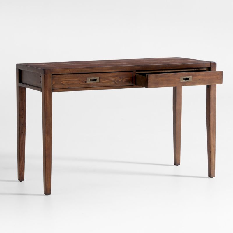 Morris 48" Chocolate Brown Writing Desk - image 6 of 13