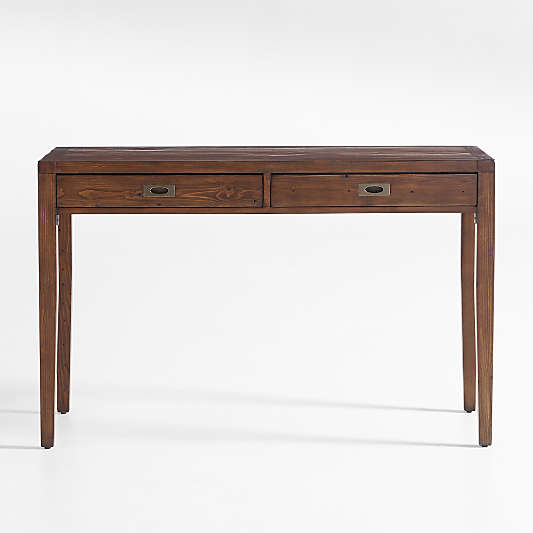 Morris 48" Chocolate Brown Writing Desk