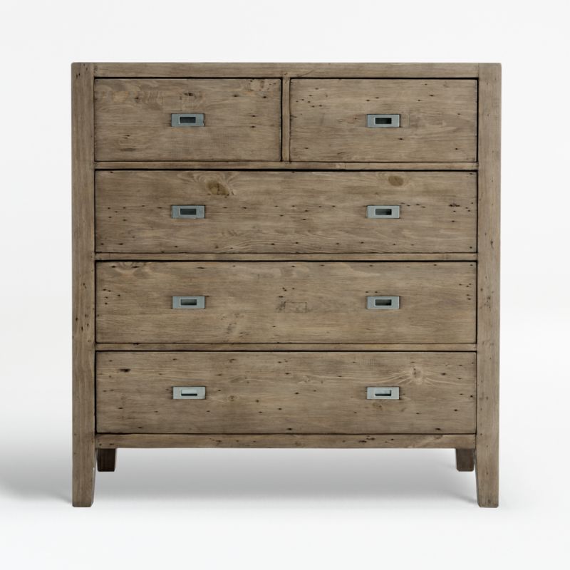 Morris Ash Grey 5-Drawer Chest - image 0 of 8