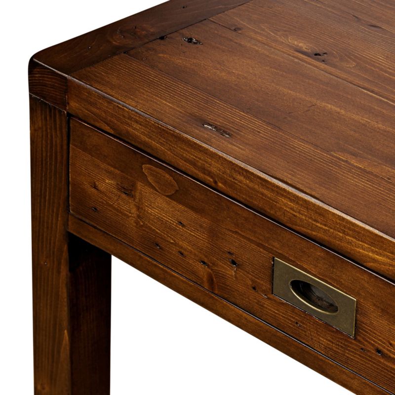 Morris 48" Chocolate Brown Writing Desk - image 10 of 17