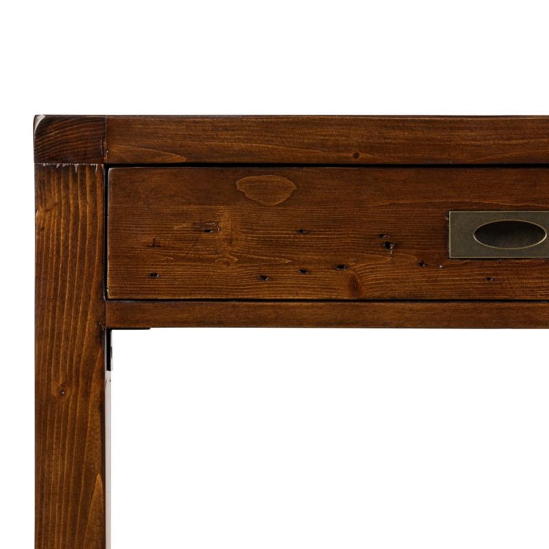 Morris 48" Chocolate Brown Writing Desk - image 13 of 17