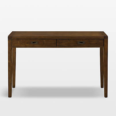 Morris 48" Chocolate Brown Writing Desk