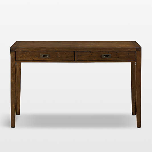 Morris 48" Chocolate Brown Writing Desk