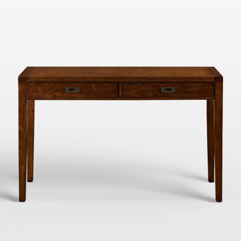Morris 48" Chocolate Brown Writing Desk - image 5 of 17