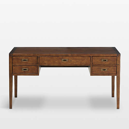 Morris 60" Chocolate Brown Desk