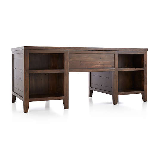 Morris Chocolate Brown Executive Desk