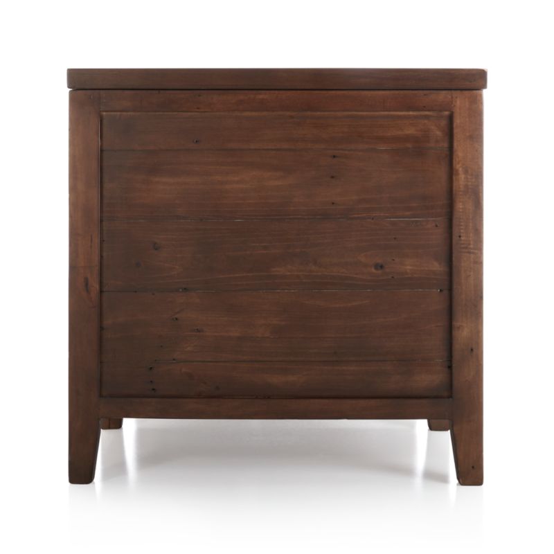 Morris Chocolate Brown Executive Desk - image 8 of 10